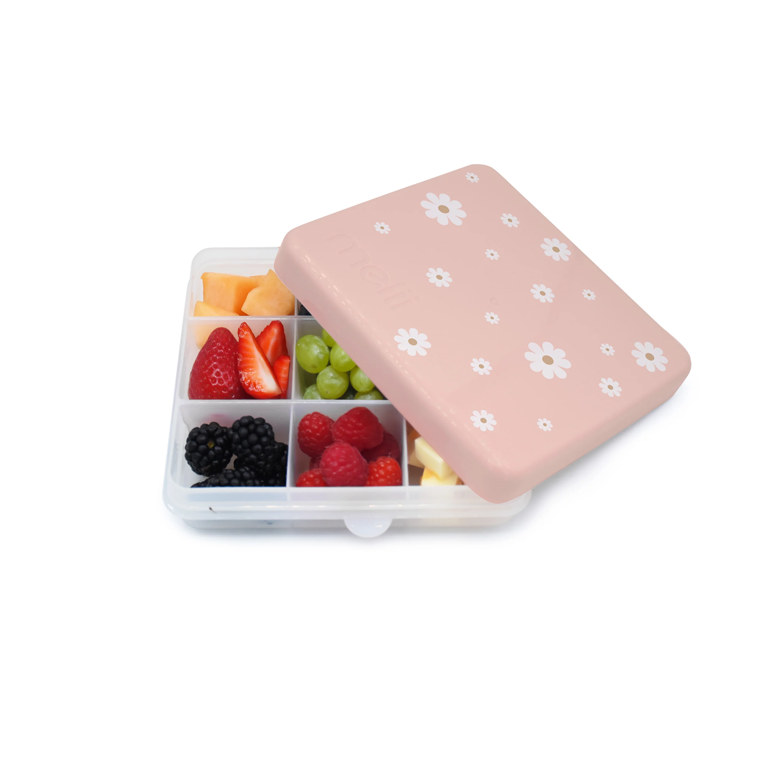 Melii Snack Lunch Box 9 Compartments - Peach Daisyimage