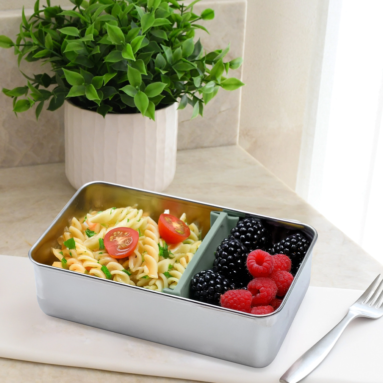 Melii Stainless Steel Bento Box - Sage - Image 2